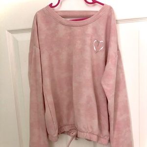 Tie Dye Heart Long Sleeve Shirt